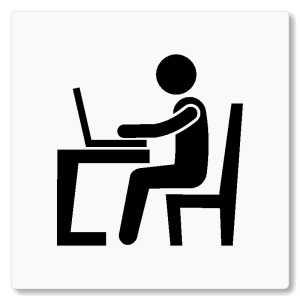 Kancelář, 80x80mm, bílá, Nevada